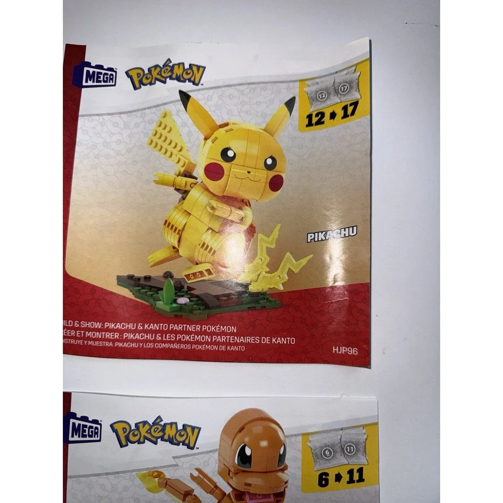 MATTEL Pokemon Mega Set Build &‎ Show - Charmander & Pikachu Y